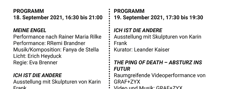 UTOPIE–DYSTOPIE im Tank